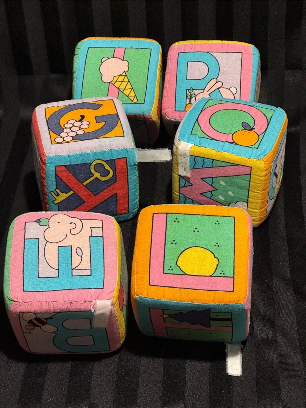 Lillian Vernon ABC Blocks - In Primary and Pastel Colors